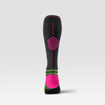 Running Socks Women | Charcoal / Fuchsia
