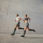 Running Socks Women | Charcoal / Fuchsia