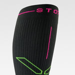 Running Socks Women | Charcoal / Fuchsia