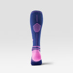 Running Socks Women | Dark Blue / Pink