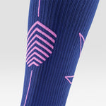 Running Socks Women | Dark Blue / Pink