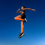 Running Socks Women | Yellow Fluo / Black