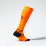 Running Socks Men | Orange Fluo / Black