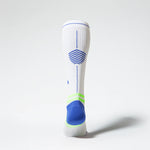 Running Socks Men | White / Green Fluo