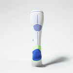 Running Socks Men | White / Green Fluo