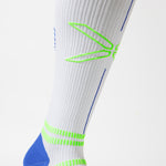 Running Socks Men | White / Green Fluo
