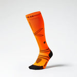 Running Socks Women | Orange Fluo / Black