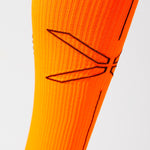Running Socks Women | Orange Fluo / Black
