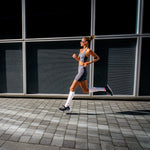 Running Socks Women | White / Orange