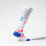 Running Socks Women | White / Orange