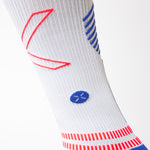 Running Socks Women | White / Orange
