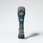 Merino Skiing Socks Women | Blue / Orange