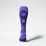 Merino Skiing Socks Women | Purple / OrangeFluo