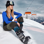 Merino Skiing Socks Women | Teal / Pink