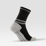 Sports Ankle Socks Men | Black / Light Grey