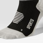 Sports Ankle Socks Women | Black / Light Grey
