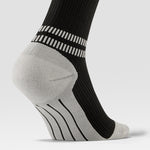 Sports Ankle Socks Women | Black / Light Grey
