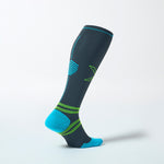 Sports Socks Men 2024 | Charcoal / Bright Blue