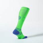 Sports Socks Men 2024 | Green Fluo / Blue