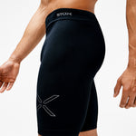 Sports Tights Men Short | Black / White