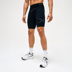 Sports Tights Men Short | Black / White