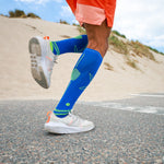 Ultralight Running Socks Men | Blue / Yellow