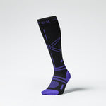 Ultralight Running Socks Women | Black / Purple
