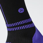 Ultralight Running Socks Women | Black / Purple