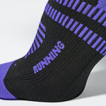Ultralight Running Socks Women | Black / Purple