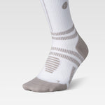 Running Socks Men | White / Grey