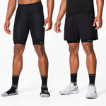 Sports Shorts Men | Black / Light Grey