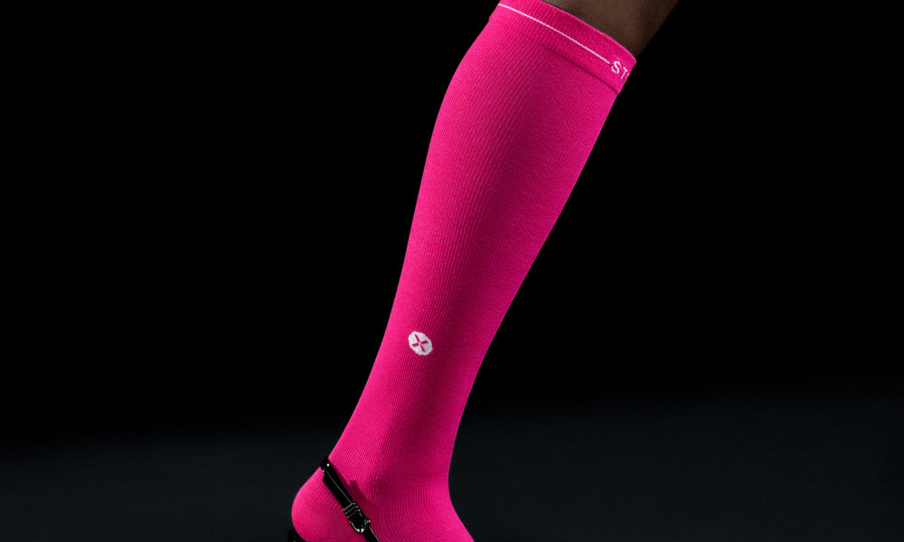 Relieve aching legs with compression stockings