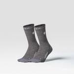 Merino Everyday Ankle Socks Men 2-Pack | Silver Grey / White