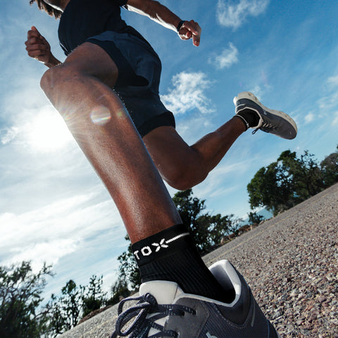 Running Low-Cut Socks Men | Black / Light Grey