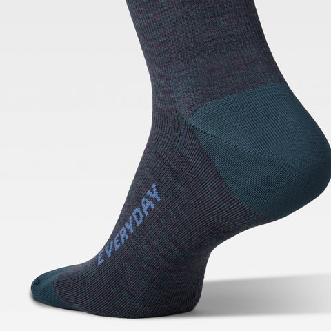 Merino Everyday Ankle Socks Men | Teal / Blue
