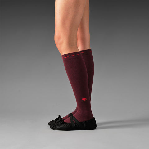 Merino Everyday Socks Women | Bordeaux / Red