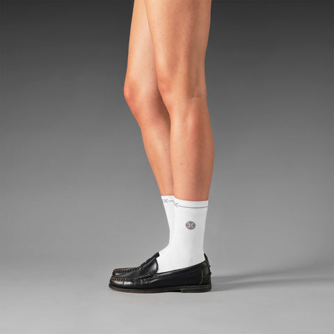 Merino Everyday Ankle Socks Women 2-Pack | White / Grey