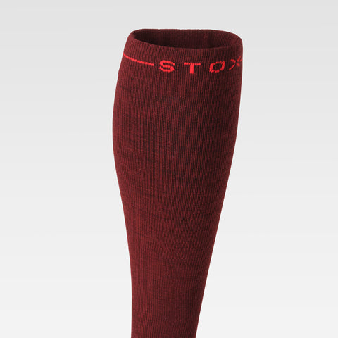 Merino Everyday Socks Men | Bordeaux / Red