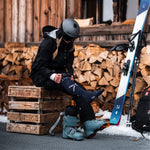 Merino Skiing Socks Women | Navy / White