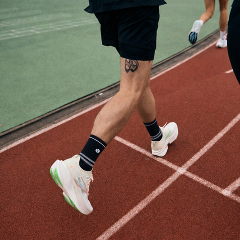 Running Ankle Socks Men | Black / Light Grey