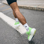 Running Ankle Socks Men | White / Black