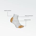 Running Low-Cut Socks Women | White / Black