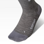 Merino Everyday Ankle Socks Men 2-Pack | Silver Grey / White