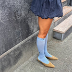 Merino Everyday Socks Women | Light Blue / Navy