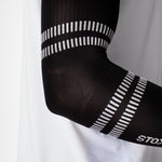 Running Arm Sleeves | Black / Light Grey