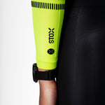 Running Arm Sleeves | Yellow Fluo / Black