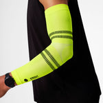 Running Arm Sleeves | Yellow Fluo / Black