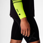 Running Arm Sleeves | Yellow Fluo / Black