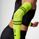 Running Arm Sleeves | Yellow Fluo / Black