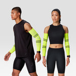 Running Arm Sleeves | Yellow Fluo / Black